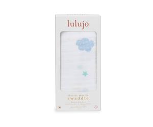 Lulujo Muslin Swaddle - Rainbows & Unicorns Lulujo Multicolor
