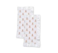 Lulujo Neutral Comforting Blanket for Girls & Boys, Cotton, Vintage Teddy Bears