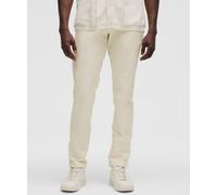 lululemon - Men's ABC Slim-Fit Trousers 30L Stretch Cotton VersaTwill - Color White - Size 12