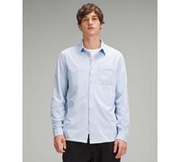 lululemon - Men's Commission Long-Sleeve Shirt Pocket - Color Blue/White/Pastel - Size 6
