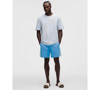 lululemon - Men's Crinkle Nylon Swim Shorts Linerless - 7" - Color Blue/White - Size Small