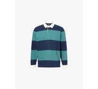 Lululemon Mens Lululemon Long-Sleeve Cotton Rugby Shirt True Navy Deep Marina M