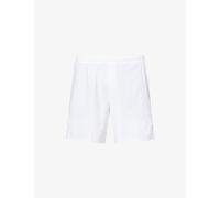 Lululemon Mens Lululemon Stripe-Print Tennis Mesh Shorts White S