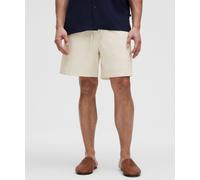 lululemon - Men's LuluLinen Pull-On Shorts - 7" - Color White - Size XS