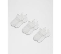 lululemon - Unisex Power Stride Tab Socks 3 Pack - Color White - Size Medium