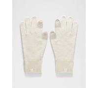 lululemon - Warm Revelation Gloves - Color White - Size Large