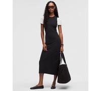 lululemon - Women's All Aligned Ribbed Midi Dress - Color Black - Size 16