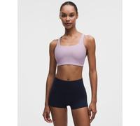 lululemon - Women's All-Time Hero Ribbed Sports Bra Medium Support, B/C Cup - Color Purple - Size Large