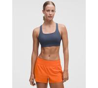 lululemon - Women's All-Time Hero Sports Bra Medium Support, B/C Cup - Color Blue - Size Large