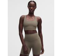 lululemon - Women's All-Time Hero Sports Bra Medium Support, B/C Cup - Color Brown - Size Large
