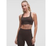 lululemon - Women's All-Time Hero Sports Bra Medium Support, B/C Cup - Color Brown - Size Large