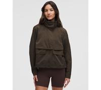 lululemon - Women's Always Effortless Classic-Fit Jacket - Color Brown/Green - Size 8