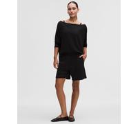 lululemon - Women's BeCalm Mid-Rise Bermuda Shorts - Color Black - Size Small