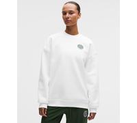 lululemon - Women's Big Cozy Ultra-Oversized Pullover Hoodie Tennis Club - Color White - Size Large