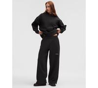 lululemon - Women's Big Cozy Ultra Oversized Wide-Leg Pants Regular - Color Black - Size 6