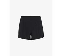 Lululemon Womens Black Hotty Hot 4” High-rise Regular-fit Stretch-recycled Polyester Shorts 10