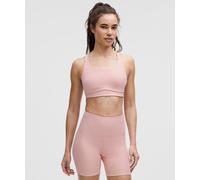 lululemon - Women's Energy Jacquard Sports Bra Medium Support, B-D Cups Evolve - Color Pink - Size Large