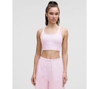 lululemon - Women's Energy Longline Sports Bra Medium Support, B-D Cups Evolve - Color Pink - Size XL