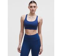 lululemon - Women's Energy Sports Bra Medium Support, B-D Cups Evolve - Color Blue - Size Large