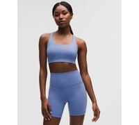 lululemon - Women's Energy Sports Bra Medium Support, B-D Cups Evolve - Color Blue - Size Large