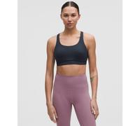 lululemon - Women's Energy Sports Bra Medium Support, B-D Cups Evolve - Color Blue - Size Large