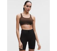 lululemon - Women's Energy Sports Bra Medium Support, B-D Cups Evolve - Color Brown - Size Large