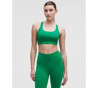 lululemon - Women's Energy Sports Bra Medium Support, B-D Cups Evolve - Color Green - Size XL