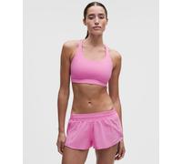 lululemon - Women's Energy Sports Bra Medium Support, B-D Cups Evolve - Color Pink - Size Large