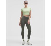 lululemon - Women's Fast and Free High-Rise 1-Pocket Tight Leggings Evolve - 25" - Color Green - Size 12