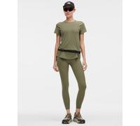 lululemon - Women's Fast and Free High-Rise 1-Pocket Tight Leggings Evolve - 25" - Color Green - Size 14