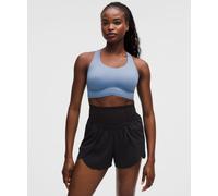 lululemon - Women's Go Further Sports Bra with Support Code Technology High Impact, C/D Cup - Color Blue - Size XS