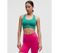 lululemon - Women's Go Further Sports Bra with Support Code Technology High Impact, C/D Cup - Color Green - Size XL