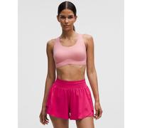lululemon - Women's Go Further Sports Bra with Support Code Technology High Impact, C/D Cup - Color Pink - Size Medium
