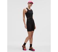 lululemon - Women's Go Further Super-High-Rise Race Shorts - 7" - Color Black - Size 12
