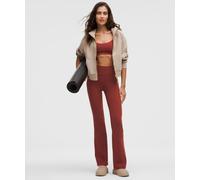 lululemon - Women's Groove High-Rise Ribbed Panel Flared Pants Regular - Size 10