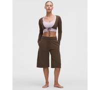 lululemon - Women's Groove Mid-Rise Relaxed Bermuda Shorts - Color Brown - Size 6