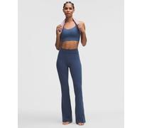 lululemon - Women's Groove Nulu High-Rise Flared Pants Regular - Color Blue - Size 18
