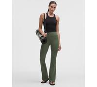 lululemon - Women's Groove Nulu High-Rise Flared Pants Regular - Color Green - Size 12