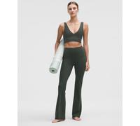 lululemon - Women's Groove Nulu High-Rise Flared Pants Regular - Color Green - Size 18