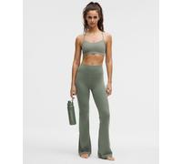 lululemon - Women's Groove Nulu High-Rise Flared Pants Short - Color Green/Pastel - Size 24