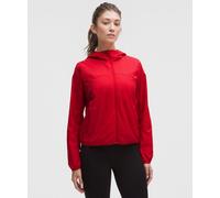 lululemon - Women's InsulEight Cold-Weather Run Shell - Color Red/Neon - Size Small