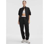 lululemon - Women's License to Train Woven Mid-Rise Joggers - Color Black/White - Size 3XS