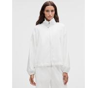 lululemon - Women's LuluLinen Funnel-Neck Jacket - Color White - Size Large