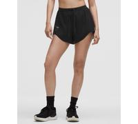 lululemon - Women's Mile Maker Run Crew Graphic Woven High-Rise Shorts - 3" - Color Black - Size XS