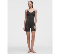 lululemon - Women's Salutations Yoga Cami Bodysuit - 6" - Color Black/Grey - Size XL