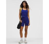 lululemon - Women's Santa Monica High-Rise Shorts Erewhon - 10" - Color Blue - Size 10