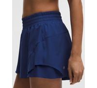 lululemon - Women's Shake It Out High-Rise Running Shorts - 2.5" - Color Blue - Size XL