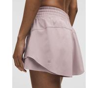 lululemon - Women's Shake It Out High-Rise Running Shorts - 2.5" - Color Grey/Pink - Size 3XS