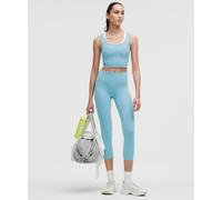 lululemon - Women's Wunder Train High-Rise Crop Leggings - 21" - Color Blue - Size 8