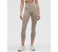 lululemon - Women's Wunder Train High-Rise Crop Leggings with Pockets - 23" - Color Grey/Khaki - Size 20